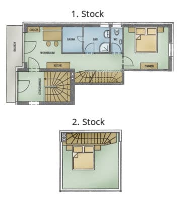 Ferienwohnung Panorama - Grundriss